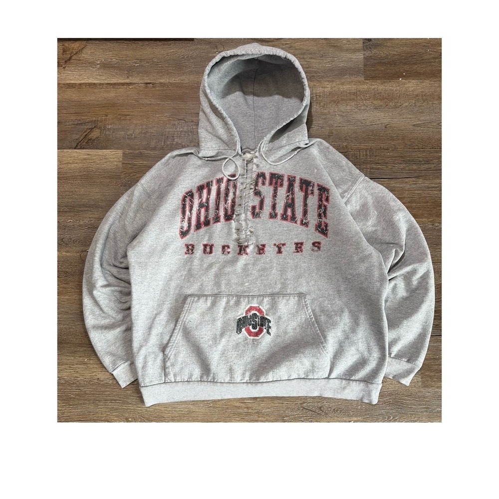Vintage 90s Ohio State‎ Mens Hoodie